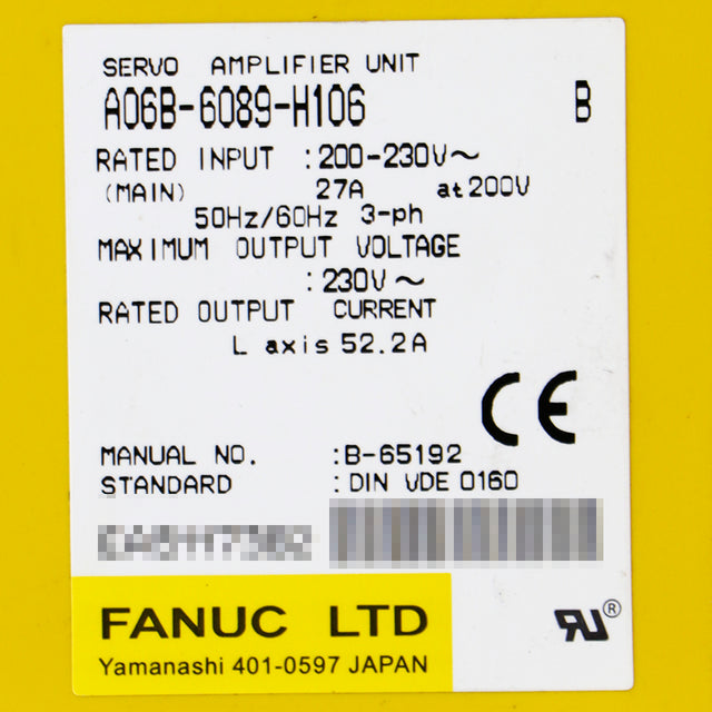 A06B-6089-H106 FANUC