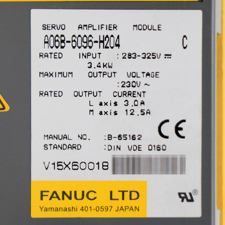 A06B-6096-H204 FANUC