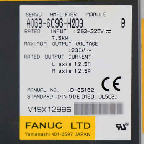 A06B-6096-H209 FANUC