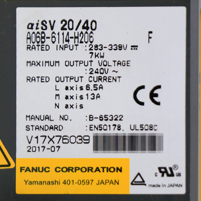 A06B-6114-H206 FANUC