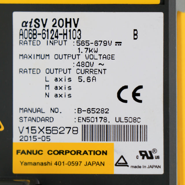 A06B-6124-H103 FANUC