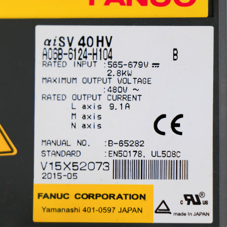 A06B-6124-H104 FANUC