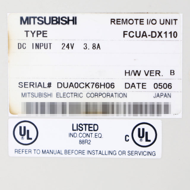 FCUA-DX110 MITSUBISHI