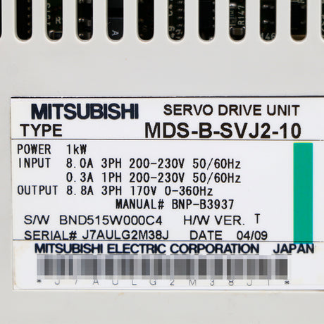 MDS-B-SVJ2-10 MITSUBISHI