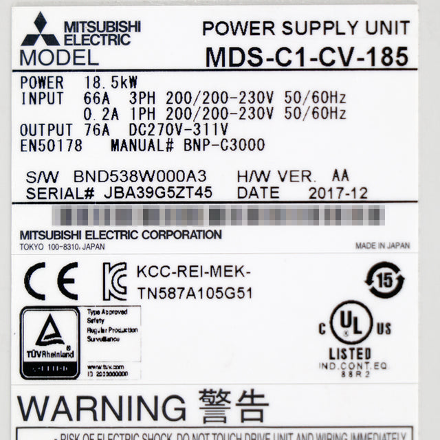 MDS-C1-CV-185 MITSUBISHI