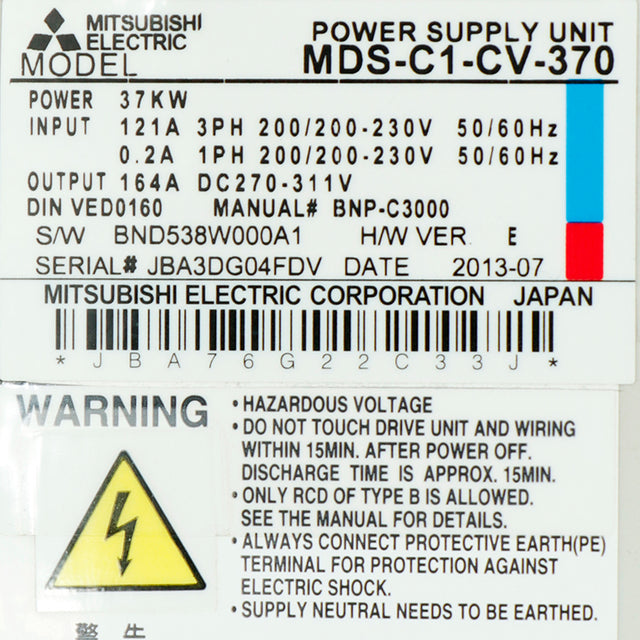 MDS-C1-CV-370 MITSUBISHI