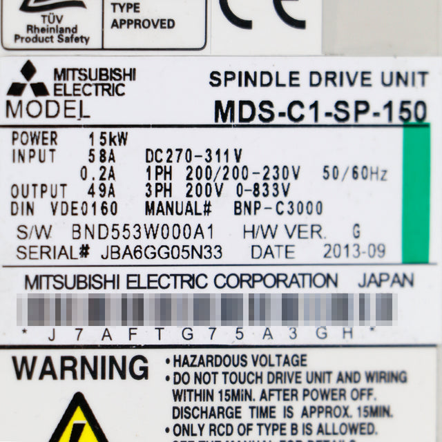 MDS-C1-SP-150 MITSUBISHI