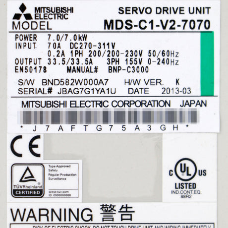 MDS-C1-V2-7070 MITSUBISHI