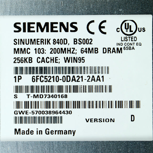 6FC5210-0DA21-2AA1 SIEMENS