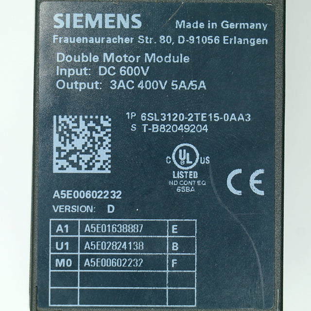 6SL3120-2TE15-0AA3 SIEMENS