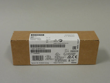 SIEMENS 6ES7193-6BP20-0DC0
