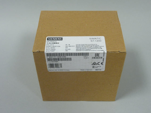 SIEMENS 6ES7211-1AE40-0XB0
