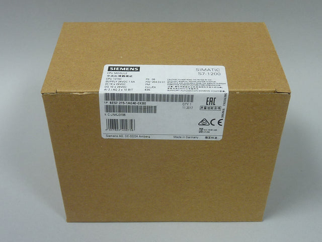 SIEMENS 6ES7215-1AG40-0XB0