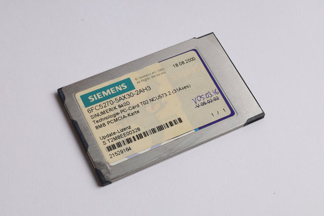 SIEMENS 6FC5270-5AX30-2AH3