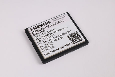 SIEMENS 6FC5840-1XG10-7YA0-ZA01M41