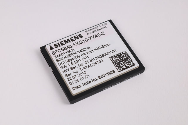 SIEMENS 6FC5840-1XG10-7YA0-ZA01M41