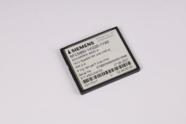 SIEMENS 6FC5850-1XG20-1YA0