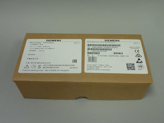 SIEMENS 6SE6400-1PB00-0AA0