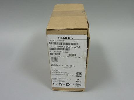 SIEMENS 6SE6440-2AB13-7AA1