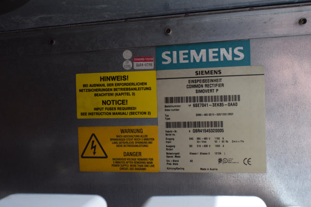 SIEMENS 6SE7041-3EK85-0AA0