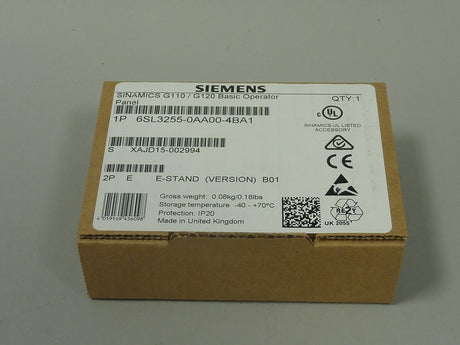 SIEMENS 6SL3255-0AA00-4BA1