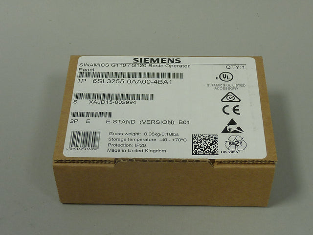 SIEMENS 6SL3255-0AA00-4BA1