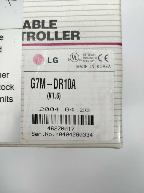 LG G7MDR10A