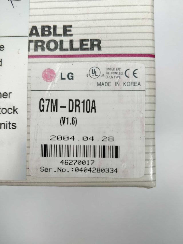 LG G7MDR10A