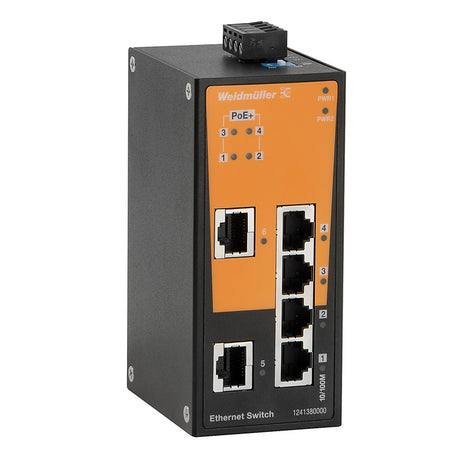 WEIDMULLER 1241380000-IE-SW-BL06-2TX-4POE