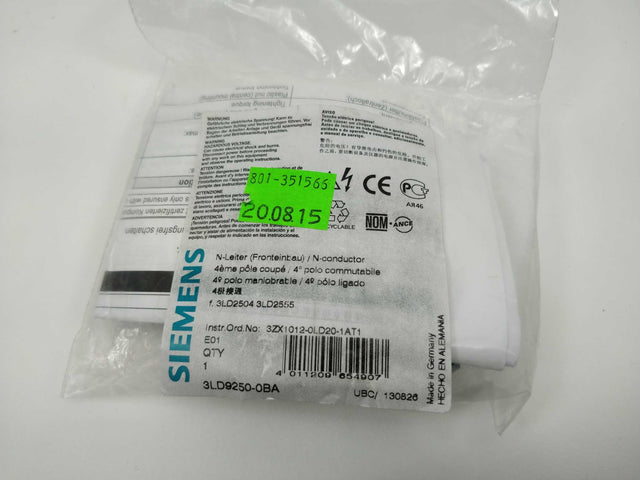 SIEMENS 3LD9250-0BA