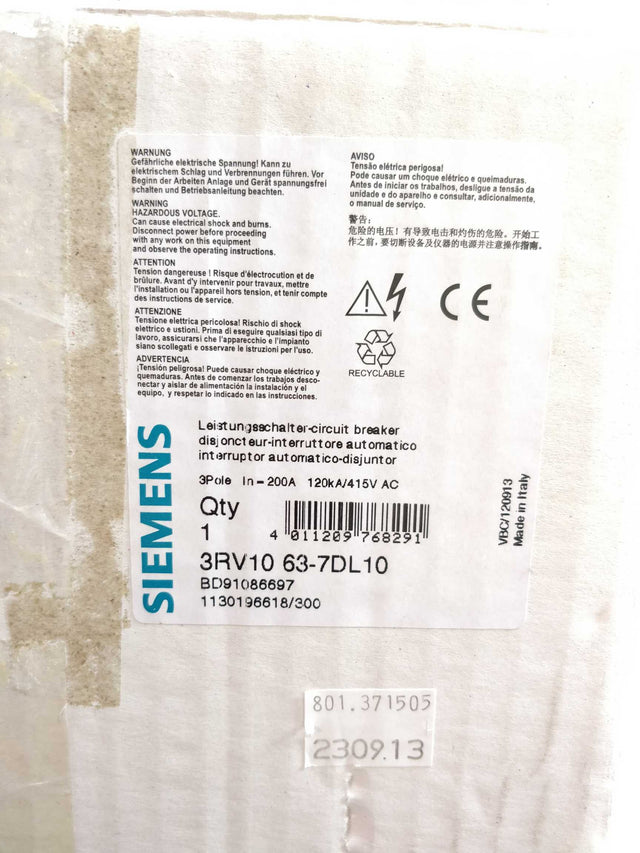 SIEMENS 3RV1063-7DL10