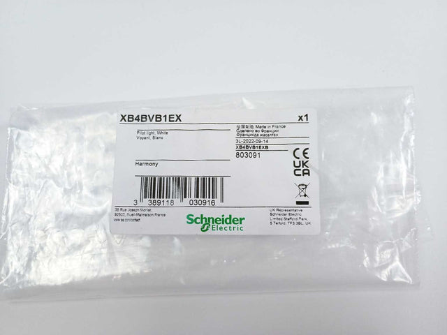 SCHNEIDER ELECTRIC XB4BVB1EX