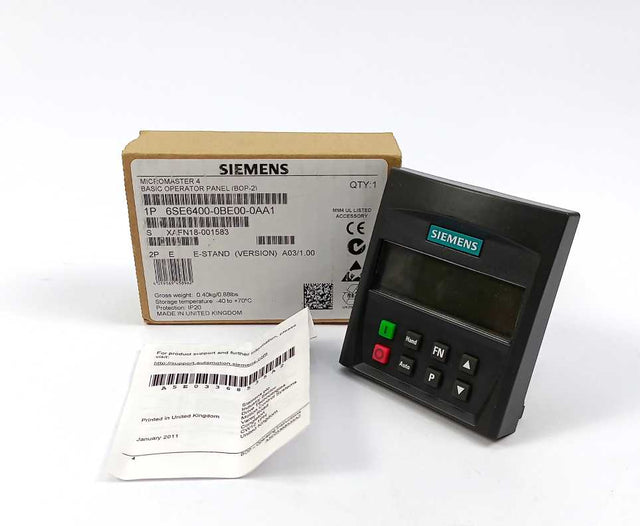 SIEMENS 6SE6400-0BE00-0AA1