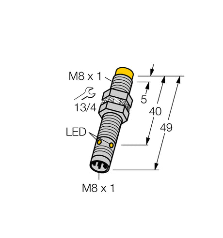 TURCK 4600625-NI4U-EG08-RP6X-V1131