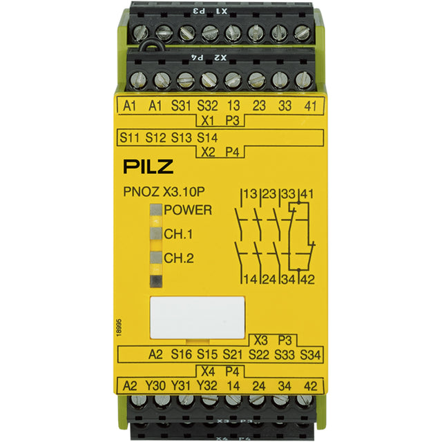 PILZ 777314-PNOZX3.10P24VACDC3N/O1N/C1SO