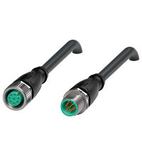 PEPPERL+FUCHS 240775100039-V19-G-BK0,6M-PUR-U-V19-G