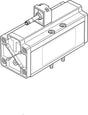 FESTO 12457-MDH-5/2-3/4-D-4-24DC