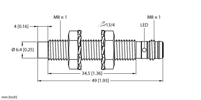 TURCK 4602850-NI3-EG08-AN6X-V1131