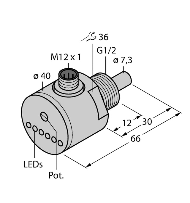 TURCK 6870004-FCS-G1/2A4-AP8X-H1141